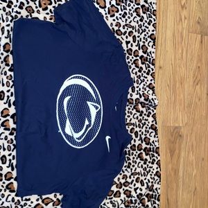 Navy blue Penn State dri-fit shirt